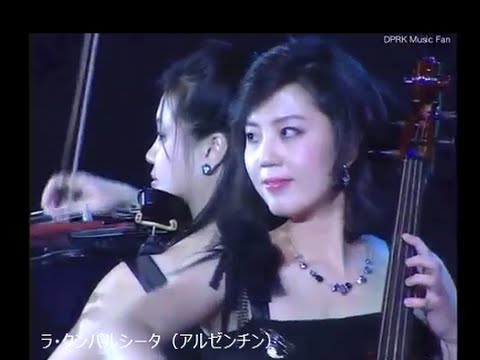 モランボン楽団　 世界名曲メドレー 　Moranbong band -  World famous song medley - YouTube