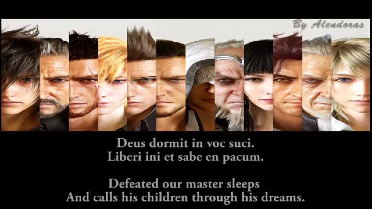 Final Fantasy XV - Omnis Lacrima Lyrics (Dolby TrueHD - Official Soundtrack) - YouTube
