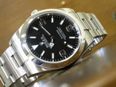 ロレックス　エクスプローラー　Ⅰ　/　ROLEX　EXPLORER　Ⅰ　Ref.214270 - YouTube