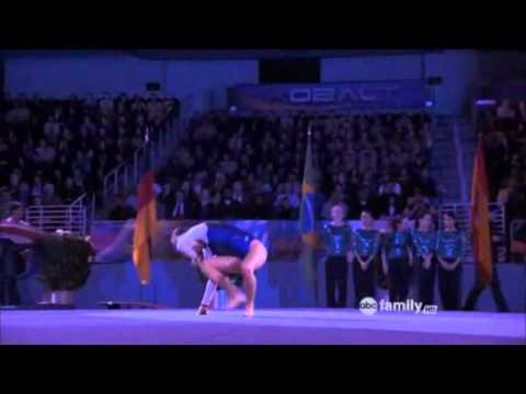 Make it or Break it Kaylie floor routine - YouTube