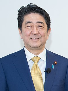 １位　安倍晋三内閣総理大臣