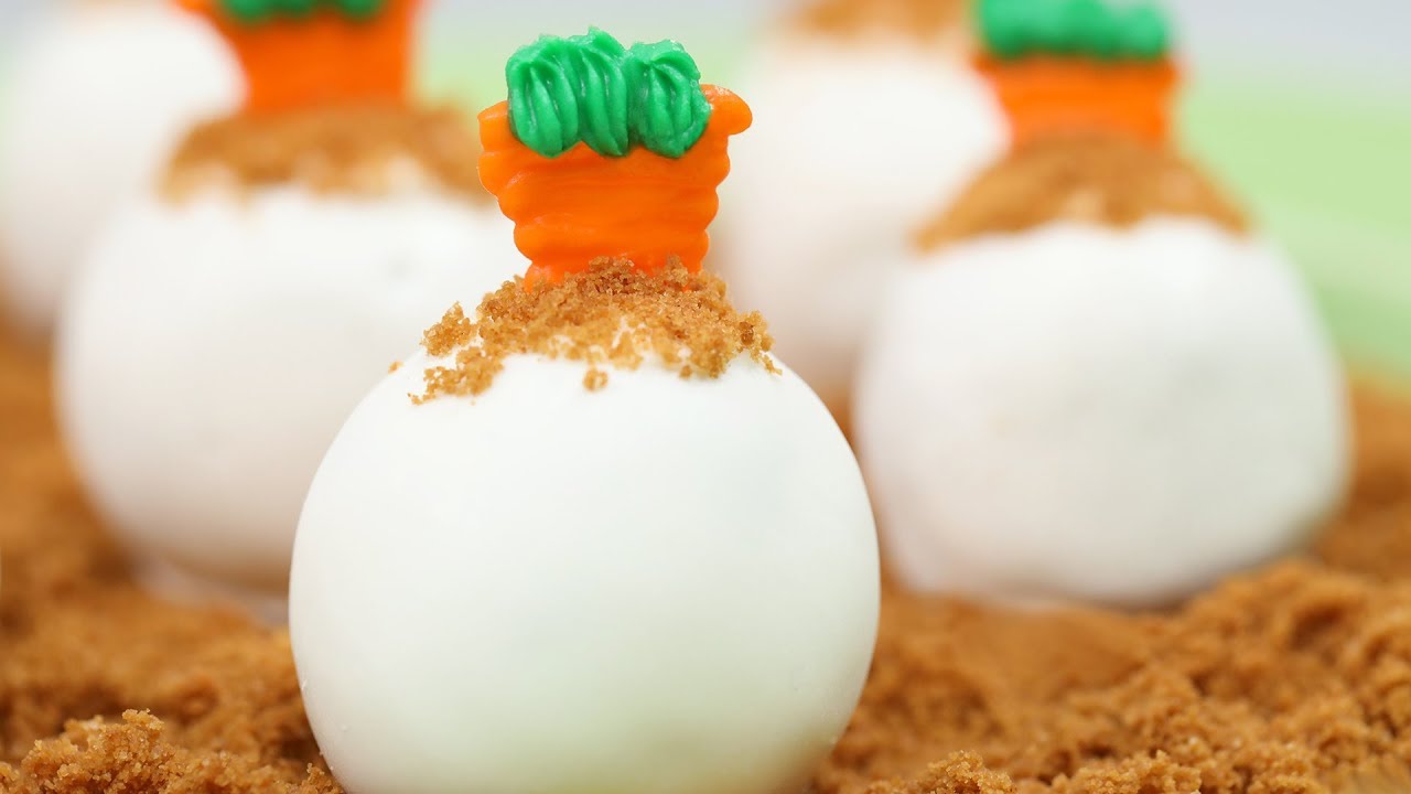 DIY CARROT CAKE BALLS - YouTube