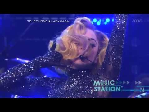 Lady Gaga - Telephone (Music Station) - YouTube