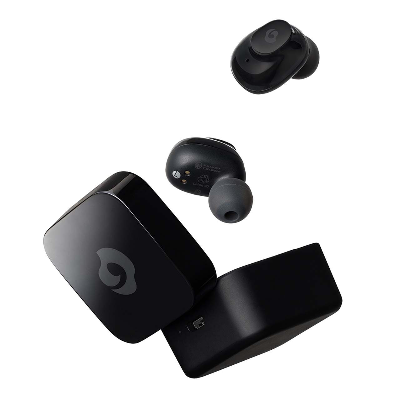 24位：GLIDiC Sound Air TW-5000 完全ワイヤレスイヤホン Bluetooth対応 / マイク搭載 / 充電ケース付 / 自動ON/OFF ブラック 【日本正規代理店品】 SB-WS54-MRTW/BK