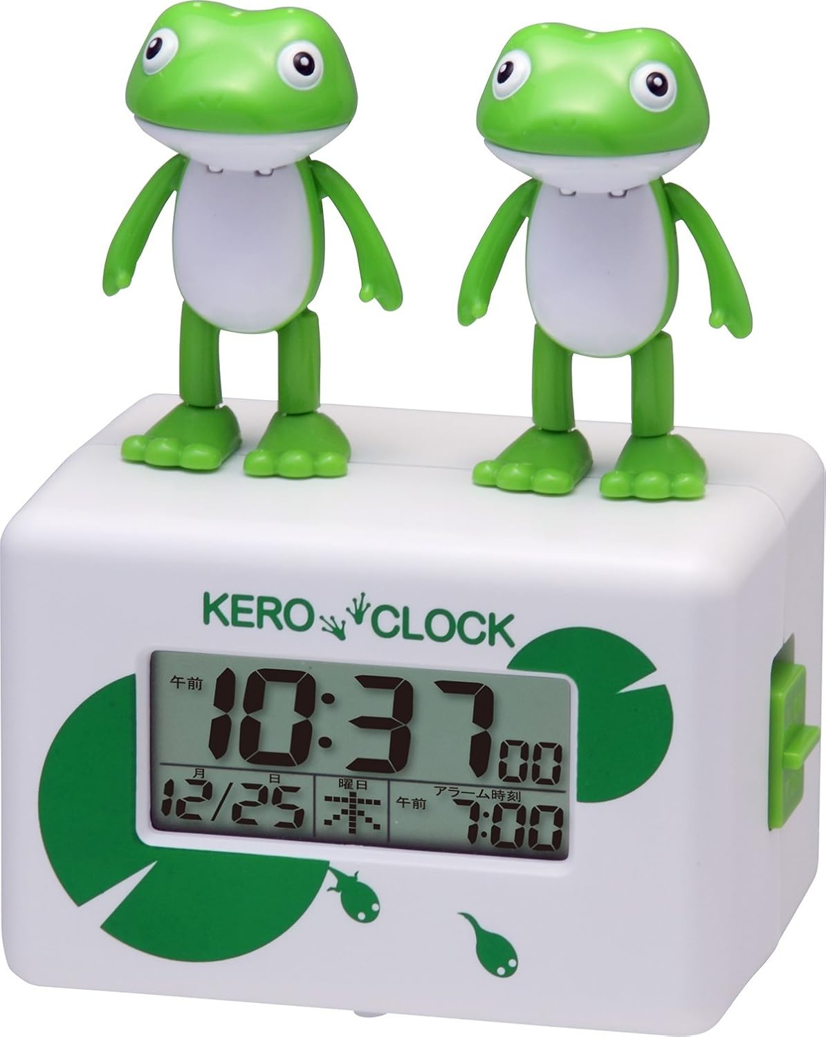 10位：リズム時計 RHYTHM アクション 目覚まし キャラクター 時計 ケロクロック2 8RDA46RH03