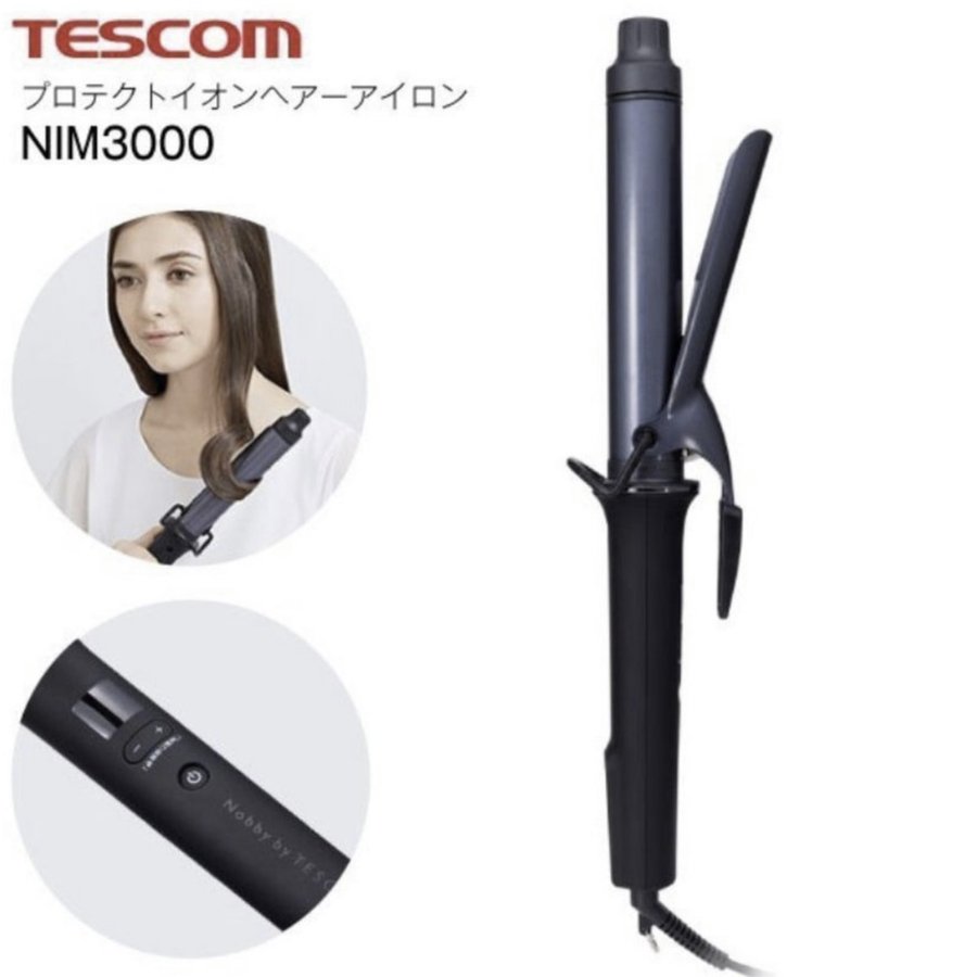 Nobby by TESCOM ノビー バイ テスコム TESCOM プロフェッショナル プロテクトイオン ヘアーアイロン カールアイロン 32mm径 NIM3000 :NIM3000:snow friend - 通販 - Yahoo!ショッピング