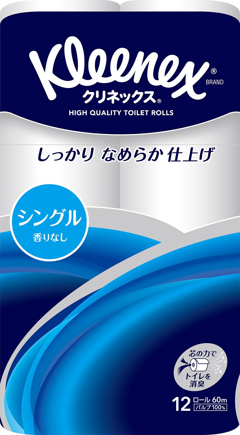 4位　クリネックス　トイレットペーパー　シングル