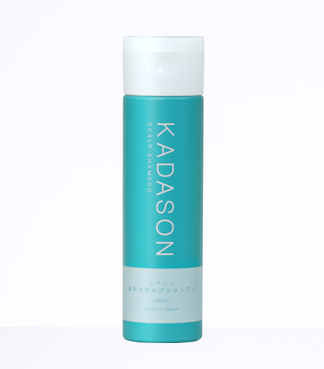 抜け毛予防や育毛にも効果的な女性用シャンプー16：【KADASON　薬用スカルプシャンプー】