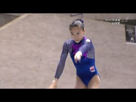 杉原愛子 Aiko Sugihara 2015 Japan 平均台 女子 体操 Women's balance beam - YouTube