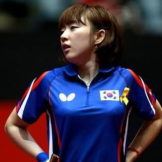 韓国出身のかわいい卓球選手