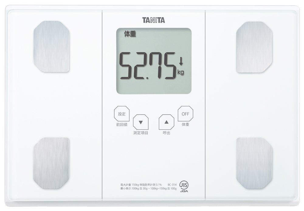 11位：タニタ 体重・体組成計 インナースキャン50 パールホワイト BC-314-WH