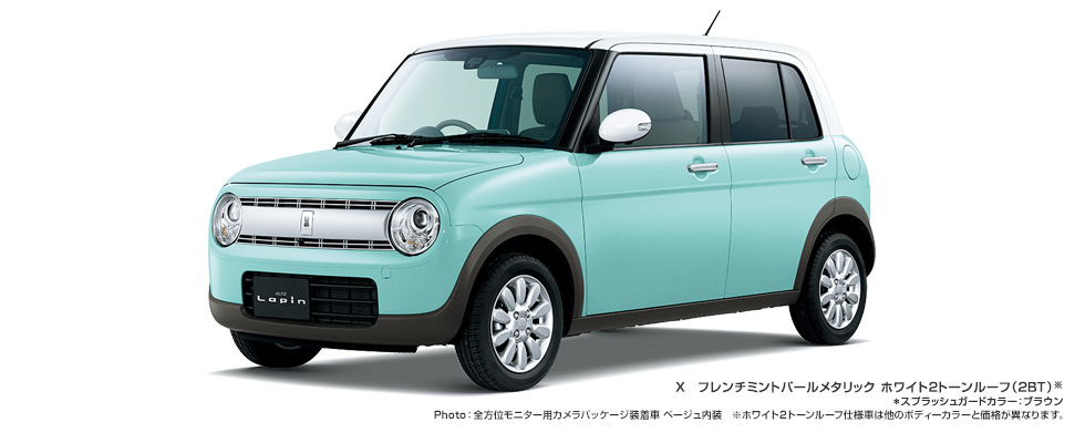 8位：スズキ アルトラパン Ｘ 全方位モニター用カメラパッケージ装着車