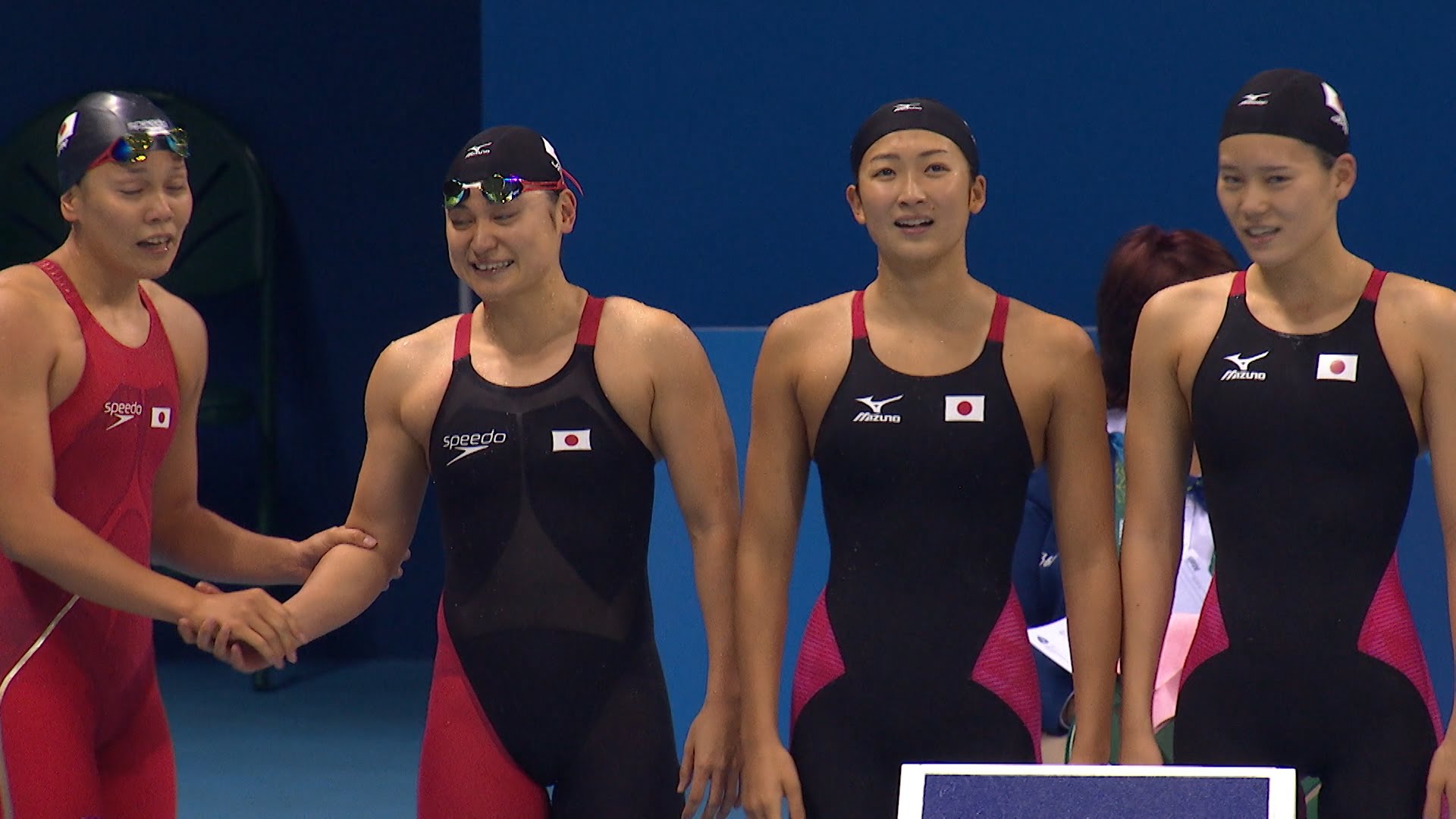 【NHKリオ】競泳 女子400mリレー 日本は8位 ※インタビューに注目※ - YouTube