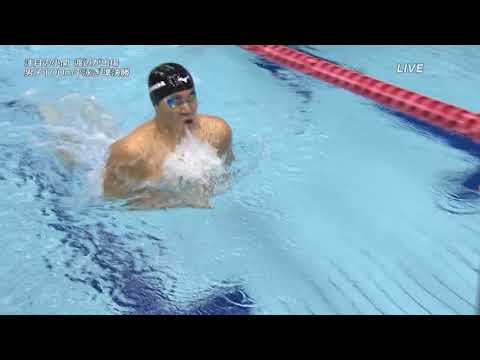 水中＆スロー映像 小関也朱篤選手 男子100m平泳ぎ（2018日本選手権） - YouTube