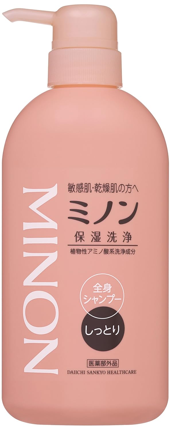 3位：第一三共ヘルスケア MINON(ミノン) 全身シャンプー しっとりタイプ 450mL 【医薬部外品】