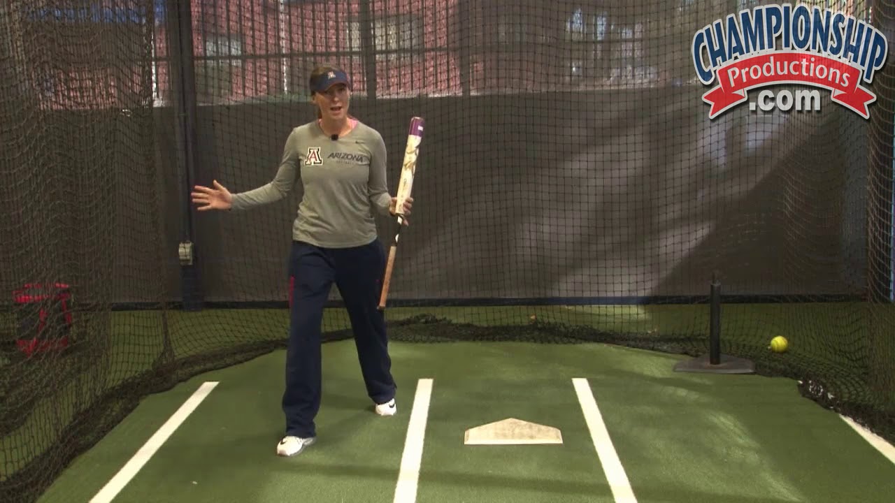 Slap Hitting Footwork for Softball with Caitlin Lowe! - YouTube