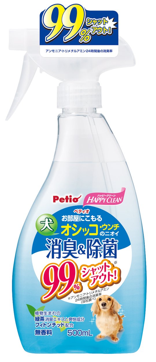 4位：ペティオ (Petio) ハッピークリーン 犬オシッコ・ウンチのニオイ 消臭＆除菌 500ml