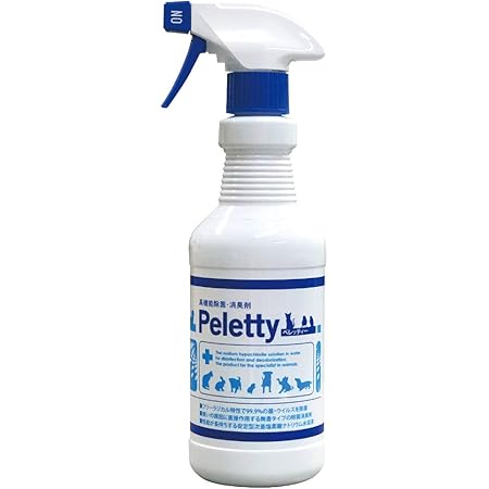 PelttyProfessionalペット消毒および脱臭剤16.9液量オンス（500 ml）スプレー