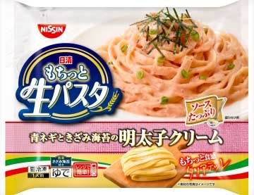 12位　もちっと生パスタ　青ネギときざみ海苔の明太子クリーム