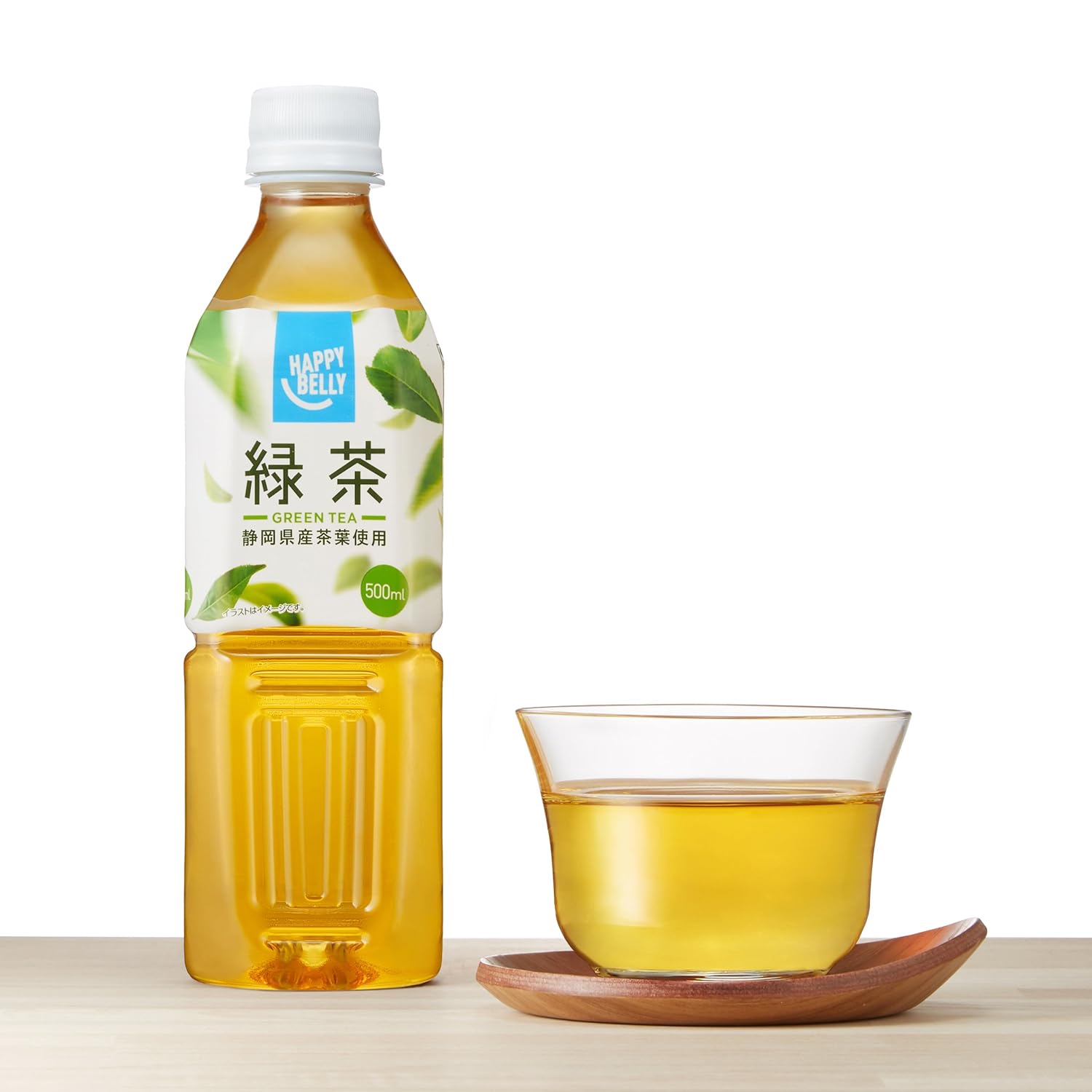 16位：Happy Belly 緑茶 500ml×24本