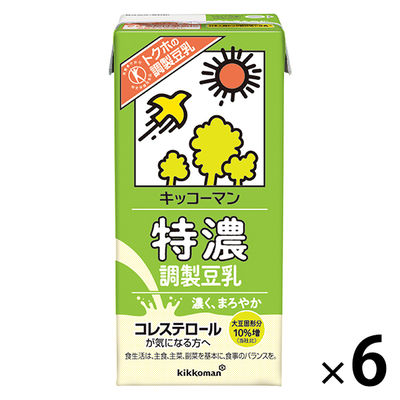 6位：キッコーマン飲料 特濃調製豆乳 1000ml 1箱(6本入)