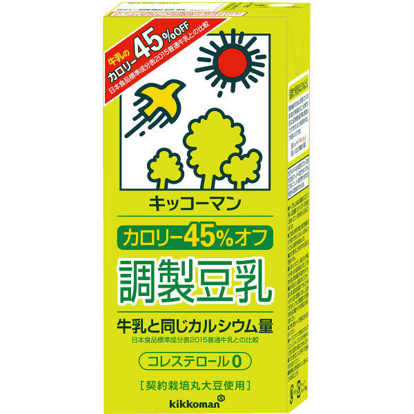 16位：キッコーマン飲料 カロリー45％オフ調整豆乳 1000ml 1箱(6本入)