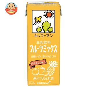 15位：キッコーマン 豆乳飲料 フルーツミックス 200ml紙パック×18本入