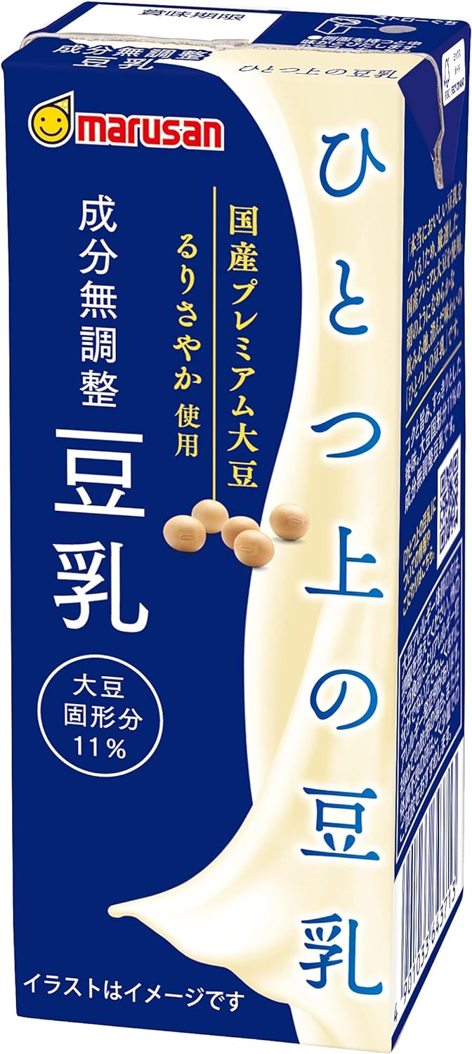 11位：マルサン ソイプレミアムひとつ上の豆乳 成分無調整 200ml×24本