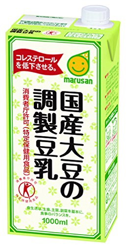 7位：マルサン 国産大豆の調製豆乳 1L×6本