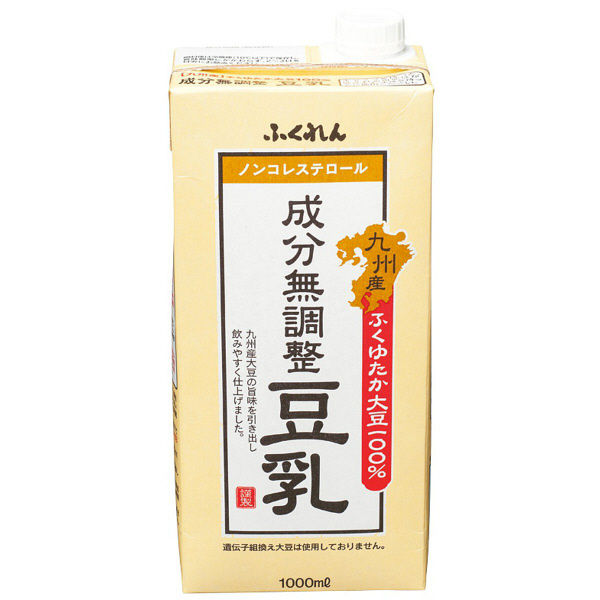 14位：ふくれん 新九州産ふくゆたか大豆使用無調整豆乳 1000ml 1箱(6本入)