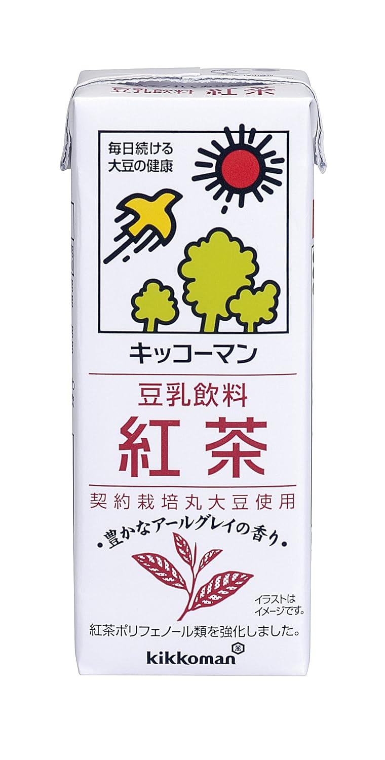 4位：キッコーマン飲料 豆乳飲料 紅茶 200ml×18本