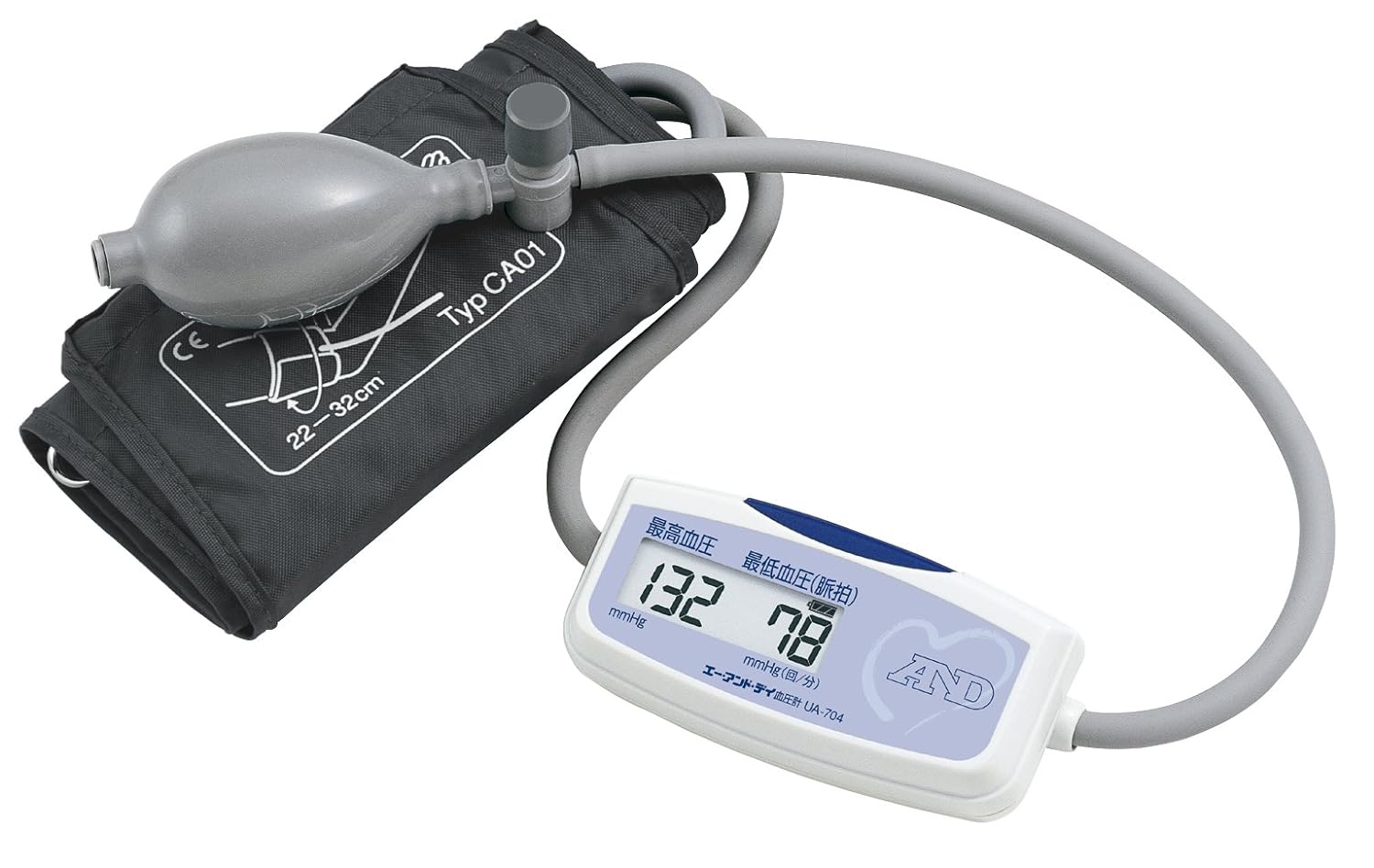 5位：A＆D 上腕式血圧計(手動加圧・血圧計) UA-704 UA-704