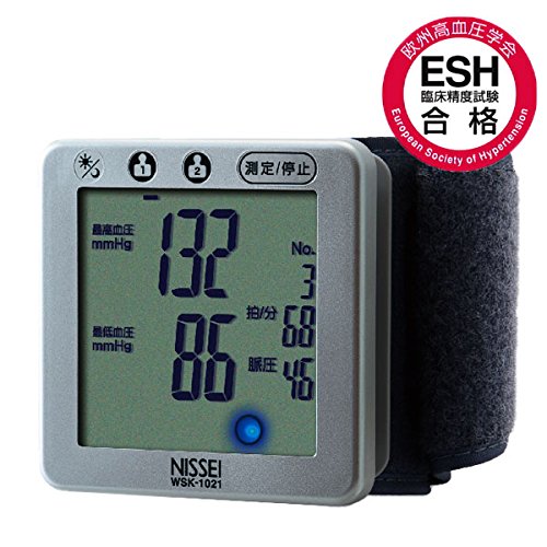 7位：日本精密測器 手首式血圧計　シルバー WSK-1021