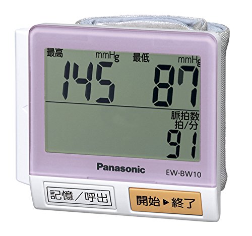 10位：パナソニック 手くび血圧計 ピンク EW-BW10-P