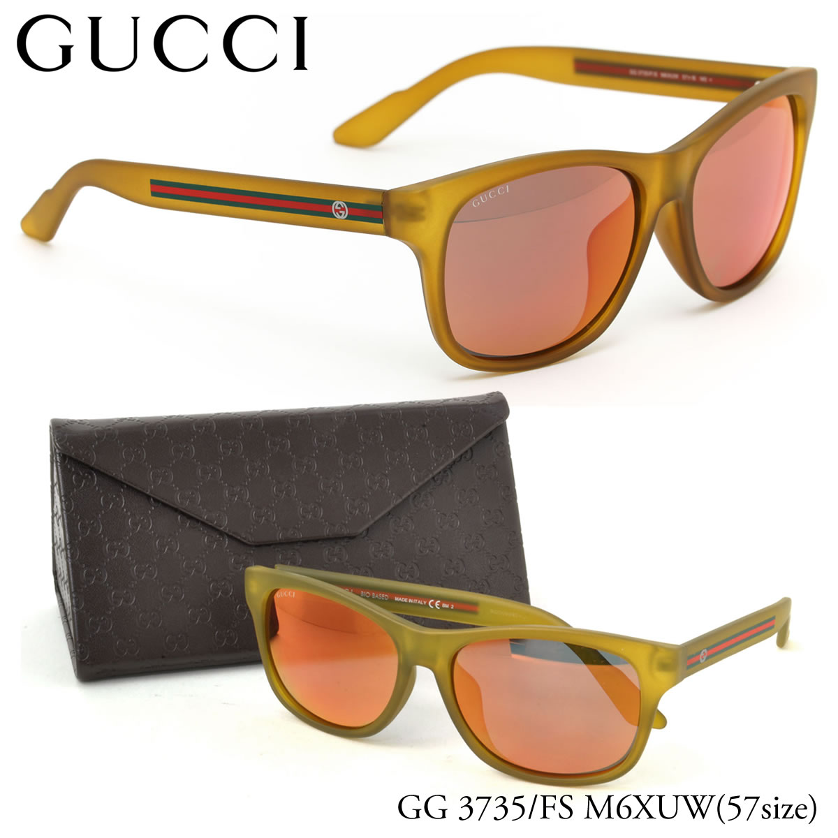 【GUCCI】(グッチ) サングラス  GG3735FS M6XUW 