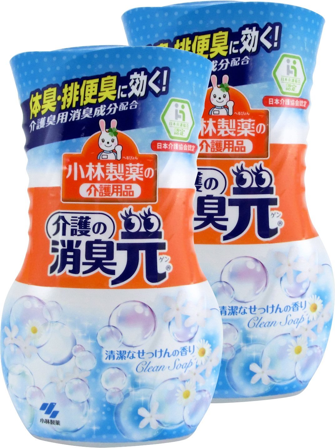 5位　小林製薬の介護用品 介護の消臭元 消臭芳香剤 部屋用 清潔なせっけんの香り 400ml 