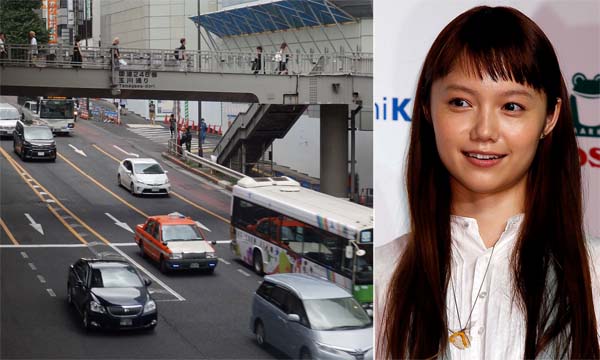 渋滞中の衝突事故