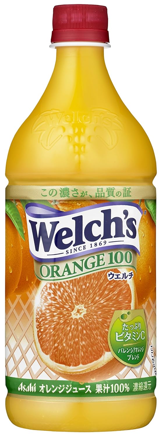 8位　アサヒ飲料　Welch’s(ウェルチ)オレンジ100