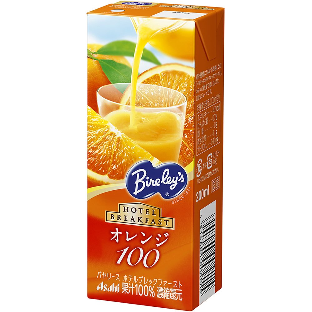 11位　アサヒ飲料　バヤリースホテルブレックファーストオレンジ100