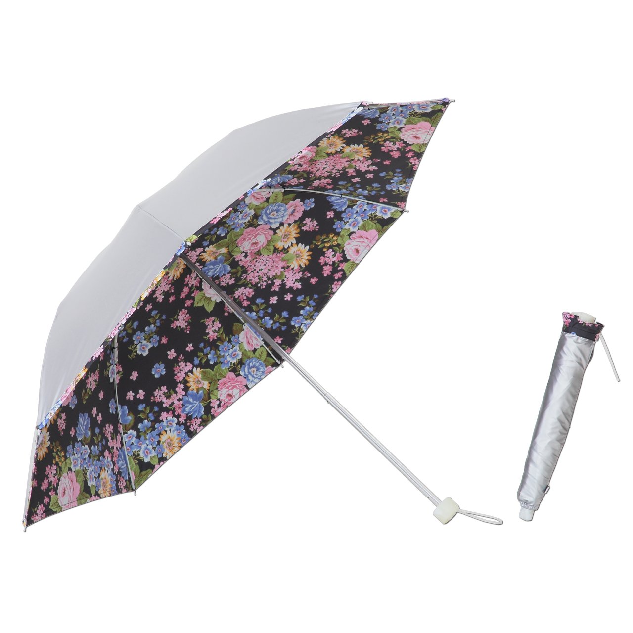 12位：Lieben(リーベン) 日傘 折りたたみ 晴雨兼用 UV ＜ひんやり傘＞【LIEBEN-0577】