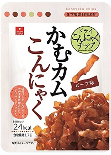 かむカム　こんにゃく　ビーフ味