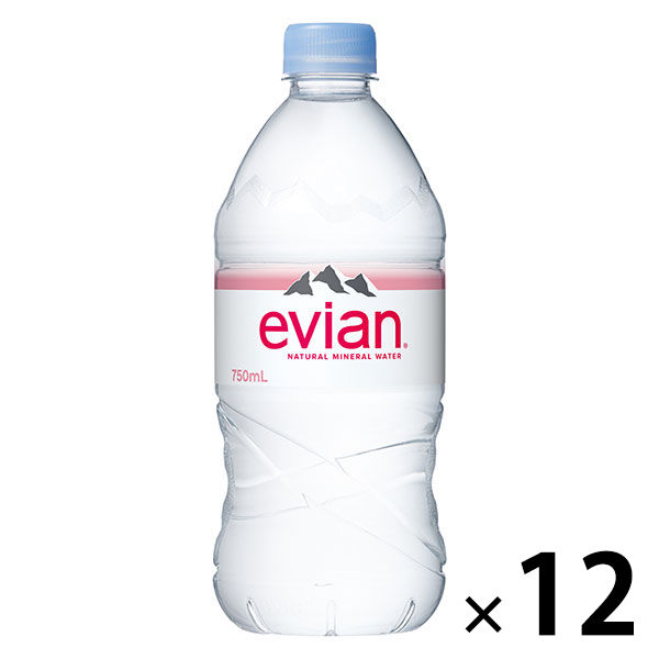 15位：evian(エビアン) 750ml 1箱(12本入)
