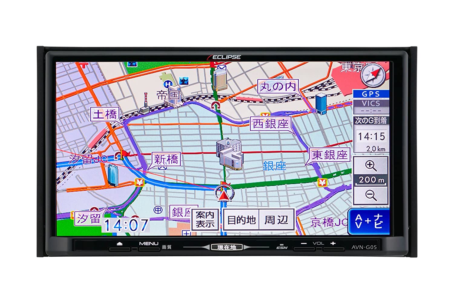 10位：デンソーテン イクリプス(ECLIPSE) 7型 カーナビ AVN-G05