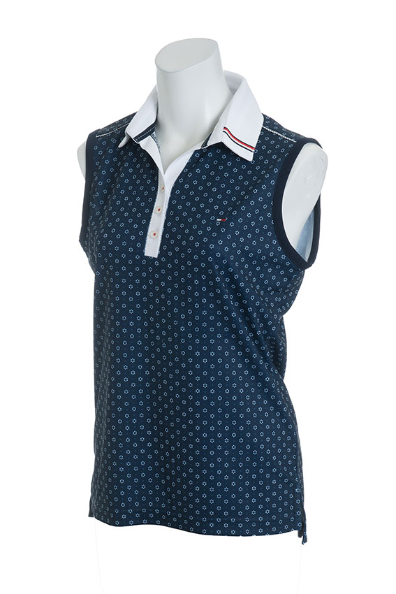 TOMMY HILFIGER GOLF 2018春夏 18SS FLOWER NO SLEEVE POLO SHIRTS