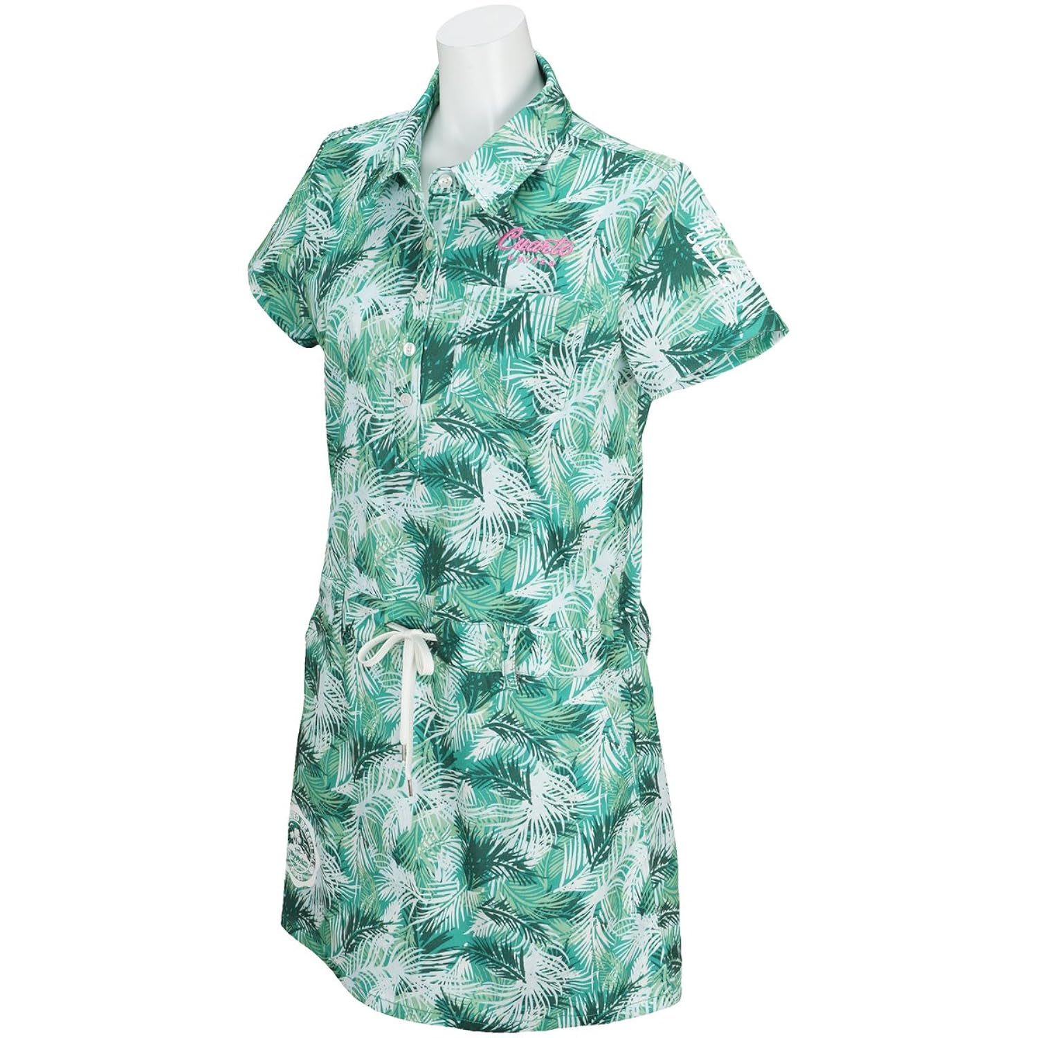 クアルトユナイテッド CUARTO UNITED ワンピース カラフルリーフワンピース レディス