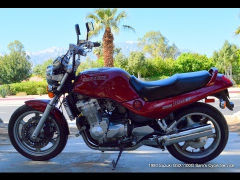 1993 Suzuki GSX1100G GSX1100 For Sale www.samscycle.net - YouTube