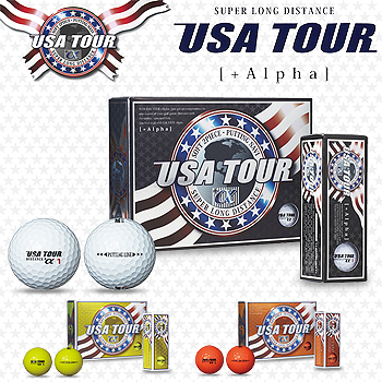 ２０１７モデル ＵＳＡ　ＴＯＵＲ ＤＩＳＴＡＮＣＥ　＋α ゴルフボール １ダース（１２個入）