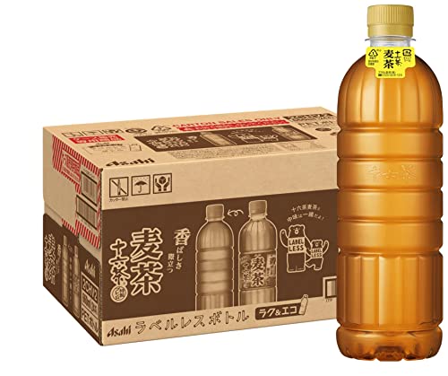 3位　アサヒ飲料 十六茶麦茶 ラベルレスボトル 660ml 1箱（24本入）