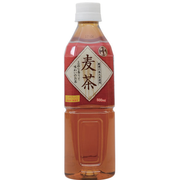 4位　富永貿易　神戸茶房麦茶　500ml　1箱（24本入）