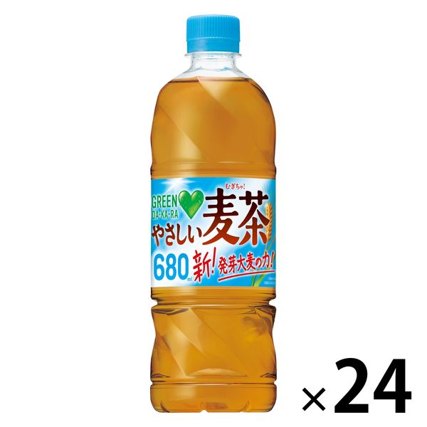 2位　サントリー GREEN DA・KA・RA（グリーンダ・カ・ラ） やさしい麦茶 650ml 1箱（24本入）